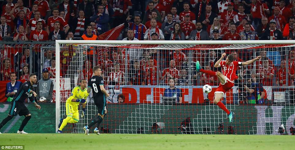 Sao Bayern bỏ lỡ khá nhiều cơ hội