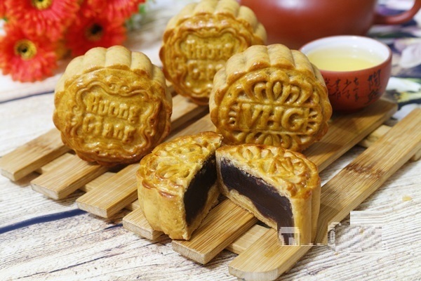 bánh trung thu nhân đậu đỏ, cách làm bánh trung thu, hướng dẫn cách làm bánh