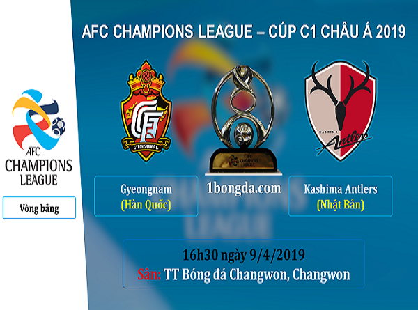 Nhận định Gyeongnam vs Kashima Antlers, 16h30 ngày 9/04