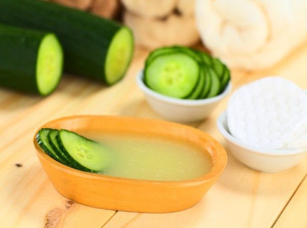 Mặt nạ dưa leo và lòng trắng trứng cho da dầu