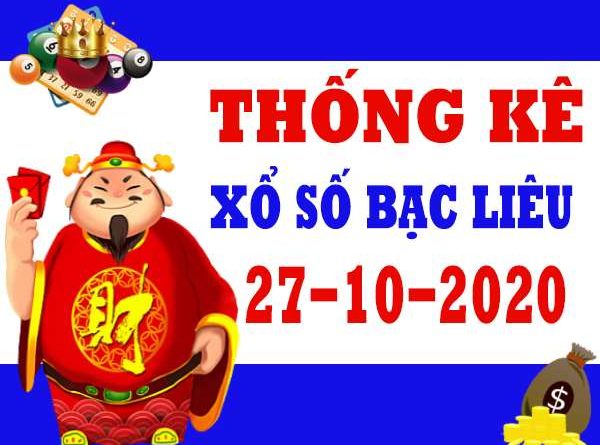 Thống kê XSBL ngày 27/10/2020 dựa trên phân tích KQXSBL kỳ trước