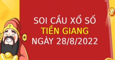 Soi cầu kết quả xổ số Tiền Giang ngày 28/8/2022