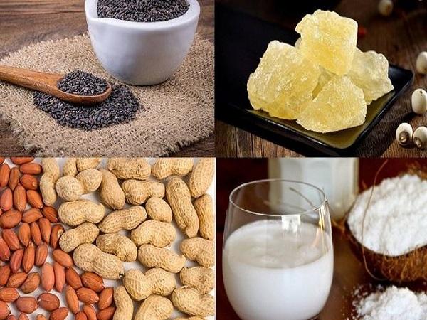 Nguyên liệu nấu chè mè đen không cần bột sắn dây