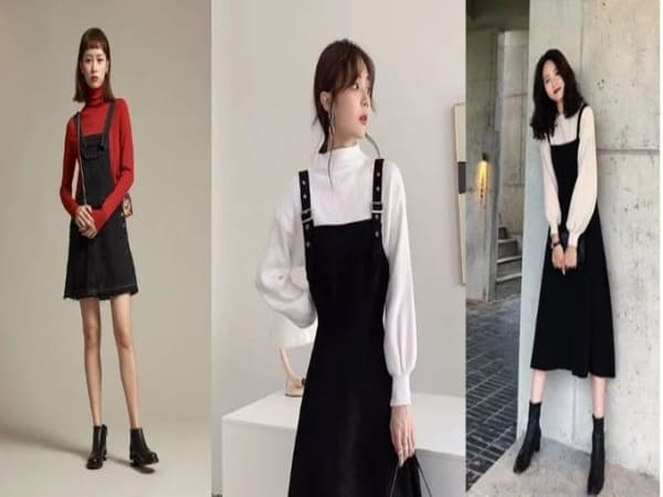 Cách mặc váy yếm đẹp