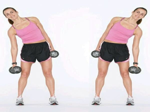 Dumbbell Side Bend (Nghiêng người với tạ )