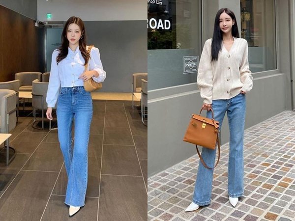 Áo xanh dương mặc với quần màu gì nữ phong cách nhất?