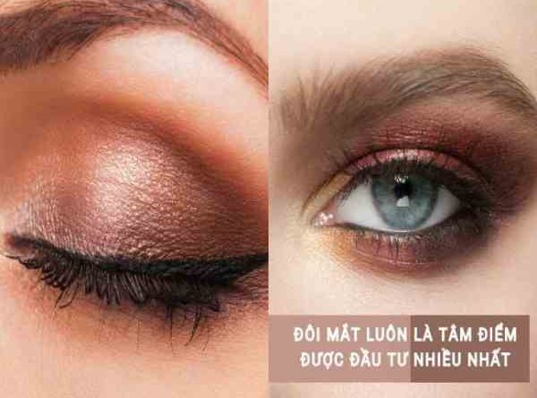 makeup tone nâu tây