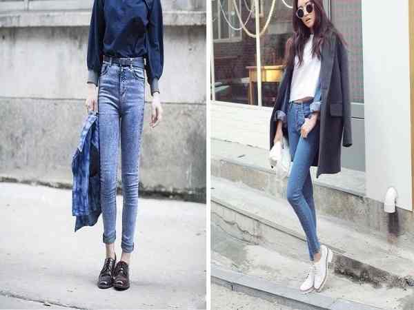 Phối giày Oxford nữ với quần jeans