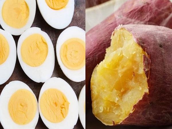 Tại sao nên chọn khoai lang và trứng để giảm cân?
