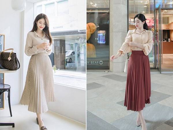 Phối đồ với chân váy tôn dáng cực đỉnh