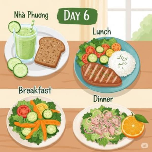 Thực đơn giảm cân của Nhã Phương trong 7 ngày: Ngày 6