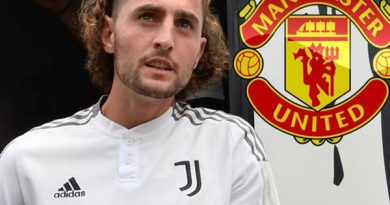 Tin thể thao 28/8: MU từ chối cơ hội chiêu mộ Adrien Rabiot