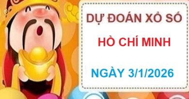 Thần tài dự đoán xổ số Hồ Chí Minh ngày 3/1/2026 Siêu chuẩn
