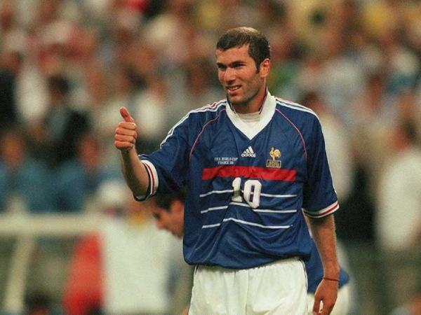 Zidane số 10 ở tuyển quốc gia Pháp
