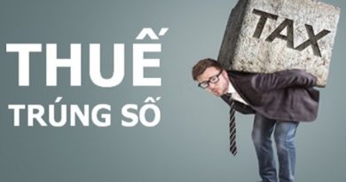 Trúng số đóng thuế bao nhiêu tiền, bao nhiêu phần trăm?