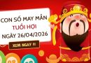 Kích tài vận với con số may mắn ngày 26/04/2026 tuổi Hợi
