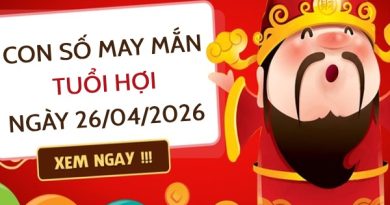 Kích tài vận với con số may mắn ngày 26/04/2026 tuổi Hợi