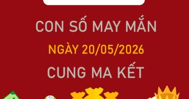 Con số may mắn hôm nay 20/5/2026 thứ 4 cung Ma Kết